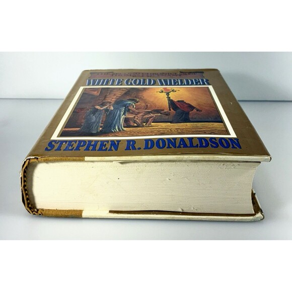White Gold Wielder Book 3 by Stephen R. Donaldson Vintage 1983 Del Rey Hardback - Picture 9 of 9